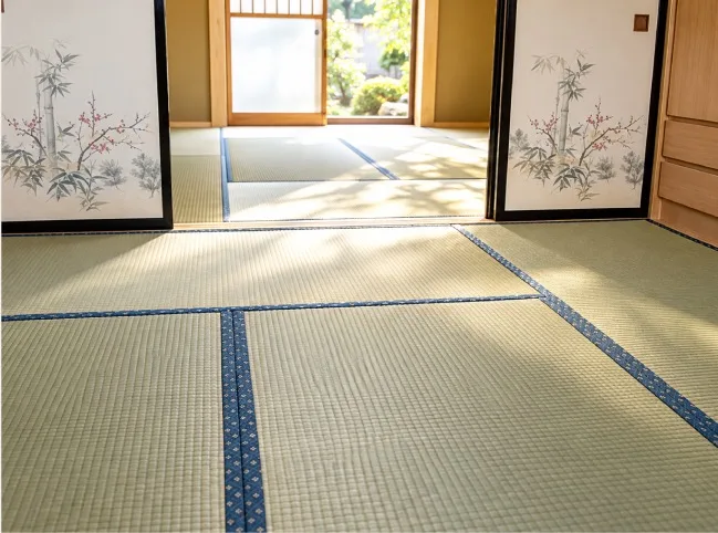 色が変化した国産畳